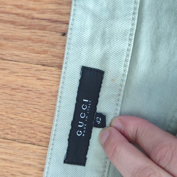 Gucci wide legged light gray denim - Picture 3 of 12